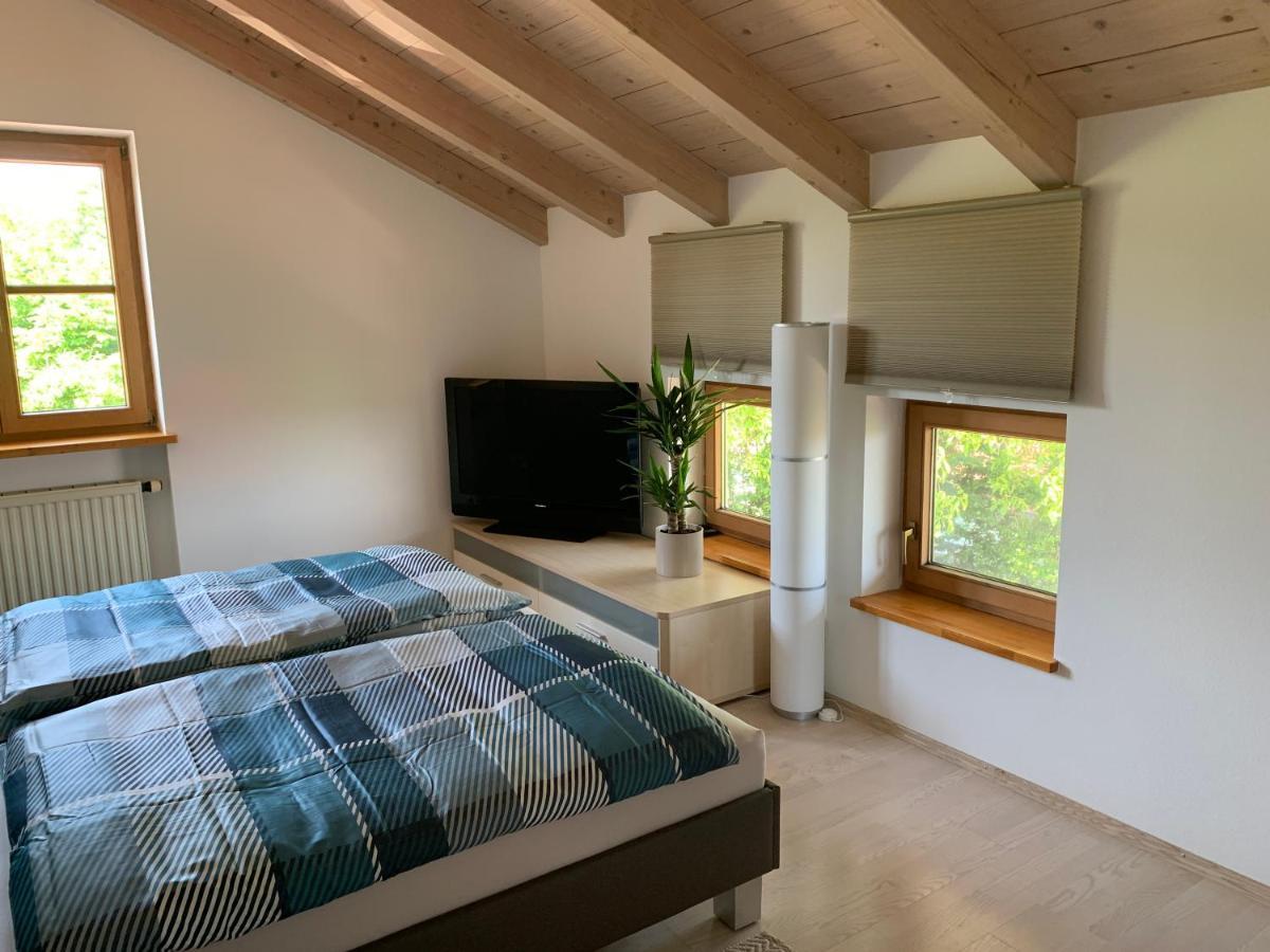 Alpenblick Nahe Muenchen Mit Outdoor Whirlpool - 21 Min Von Muenchen Mit Zug Assling Exterior foto